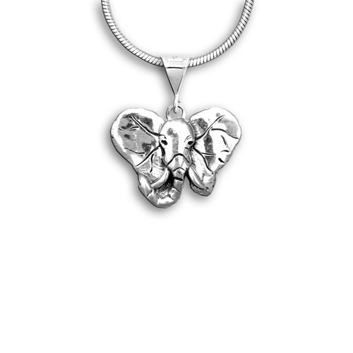 Sterling Silver Elephant Pendant