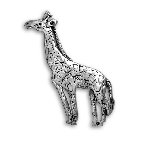 sterling silver giraffe earrings