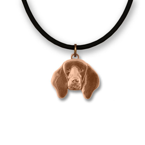 Bronze Coonhound Necklace