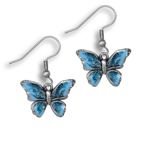 Diamond Butterfly Stud Earrings - NicoleHD Jewelry
