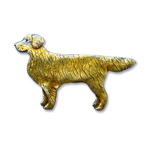 Enamel Golden Retriever Pin