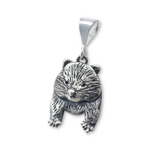 Sterling Silver Wombat Pendant