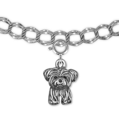 Sterling Silver Shorkie Charm