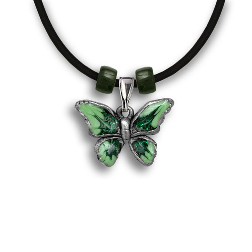 Buy LYRISS Gold Plated Combo Of 4 Butterfly Green Black Plainblack  Plainwhite Pendant Chain necklace For Women and Girls Online at Best Prices  in India - JioMart.