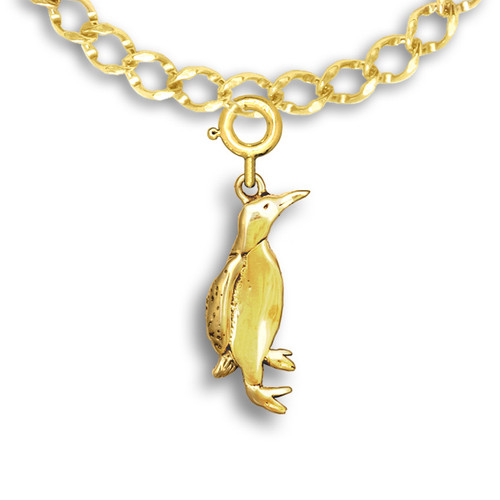Amazon.com: KECHO 14k Yellow Gold Penguin Pendant Necklace for Women Fine  Jewelry Christmas Gifts for Wife Girlfriend Daughter : Clothing, Shoes &  Jewelry