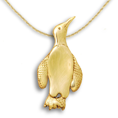 Valentines Day Gift: Stainless Steel Golden Penguin Penguin Pendant With  Silver Love Animal Design For Men And Women From Value333, $34.72 |  DHgate.Com