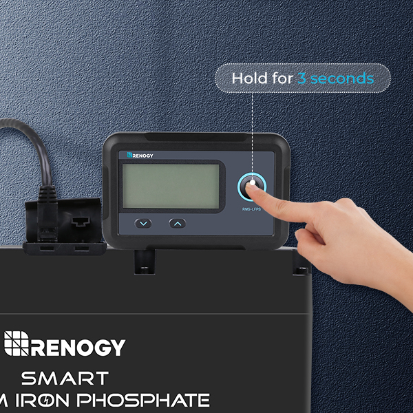 Monitoring Screen for Smart Lithium Battery Series