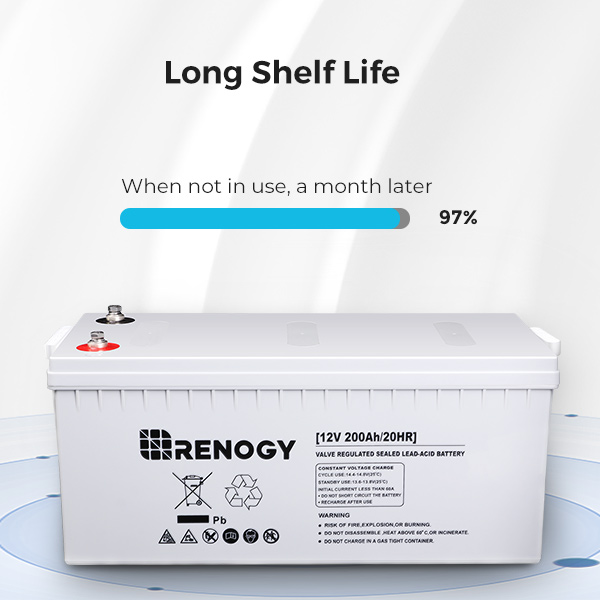 off grid solar battery 12V 200AH