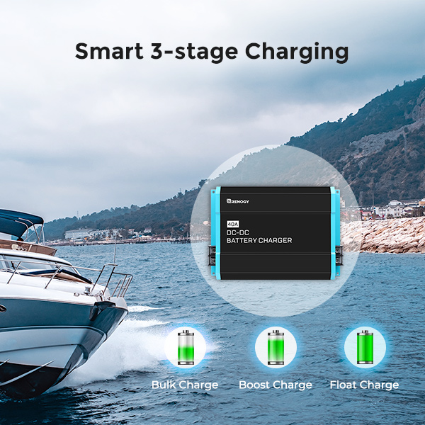 12V 40A DC to DC On-Board Battery Charger