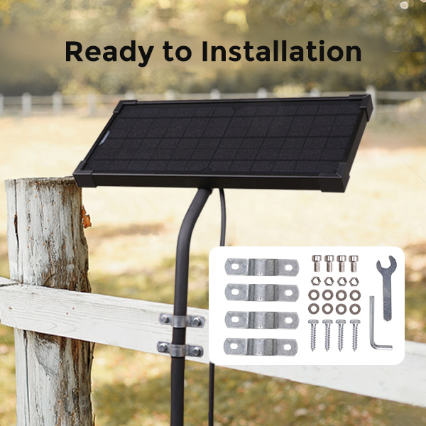 10 Watt Solar Panel Charger for Gate Opener