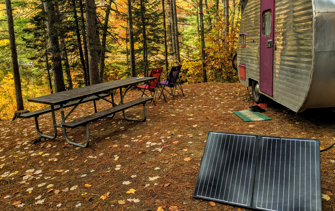 “Hey, Is That a Solar Panel?”  And Other Fun Questions from Curious Campers.