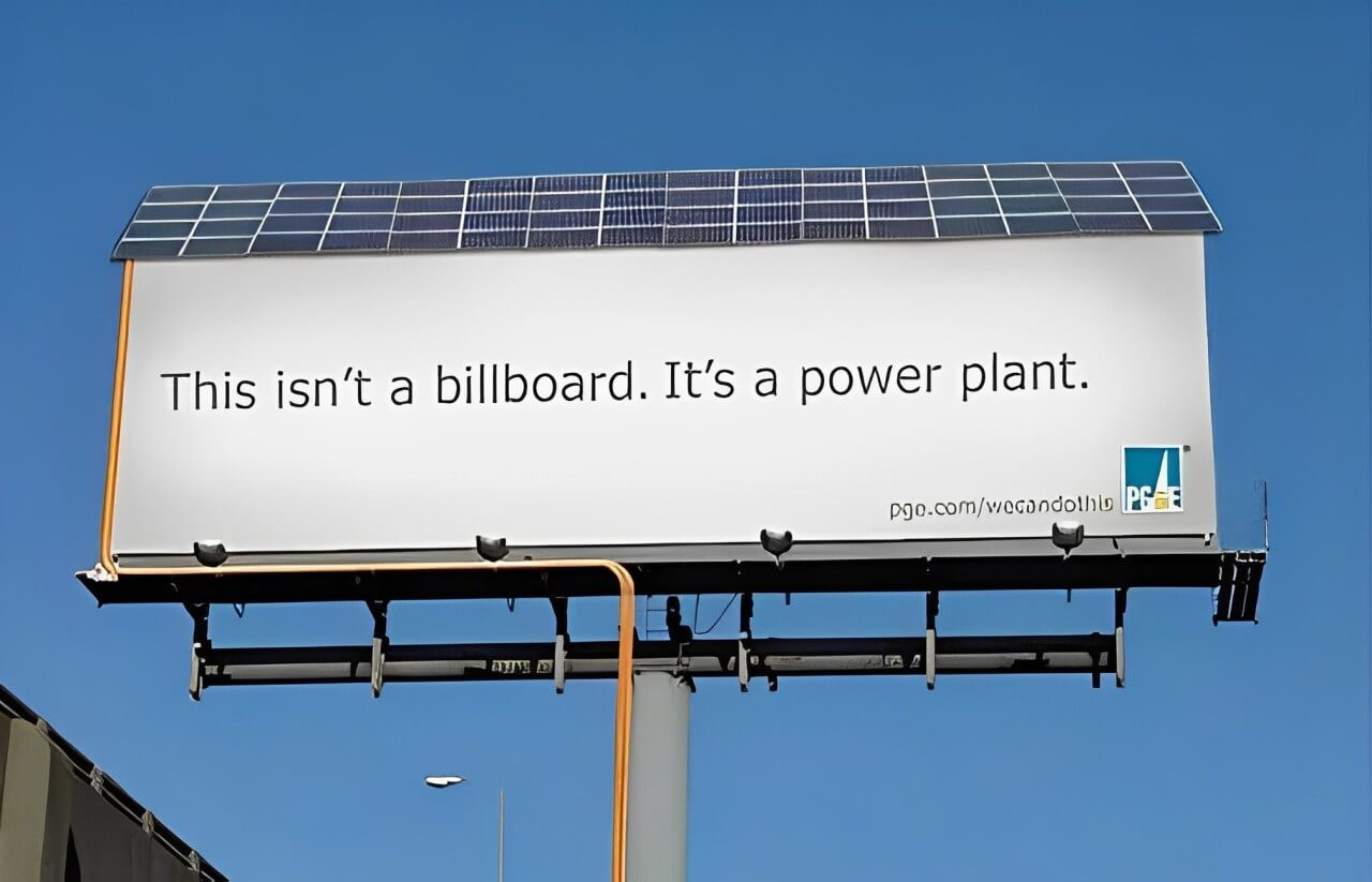 Solar Panels for Lamar Advertising Billboards