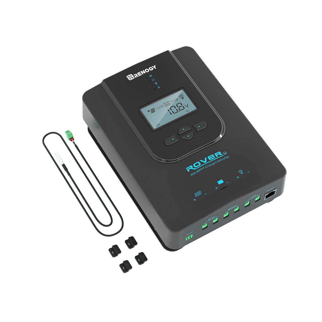 アクセサリー Renogy Rover 40A MPPT Charge Controller Li 40 Amp Rover MPPT Solar Charge Controller | Renogy Solar