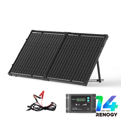 200 Watt 12 Volt Monocrystalline Foldable Solar Suitcase