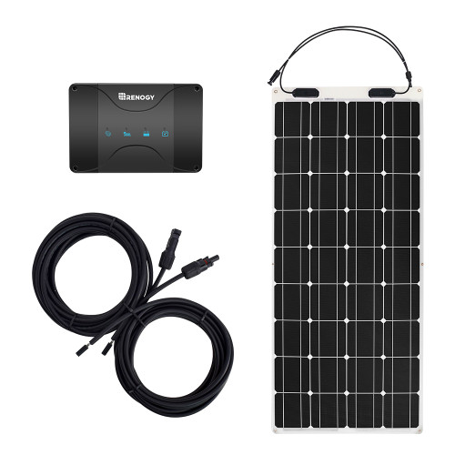 12V 30A DUAL BATTERY CHARGING 100W SOLAR FLEX BUNDLE