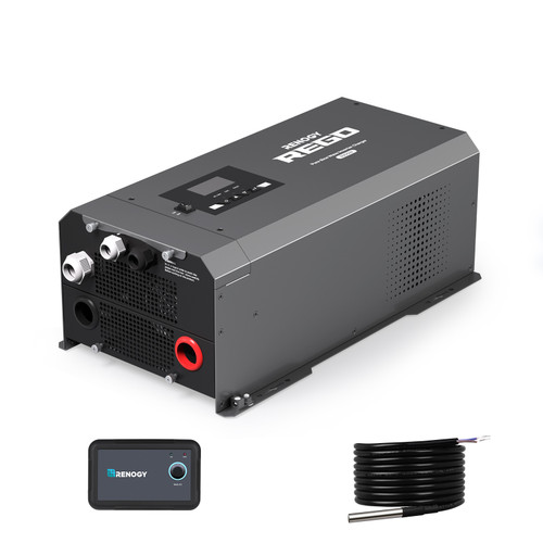 REGO 12V 3000W Pure Sine Wave Inverter Charger w/ LCD Display
