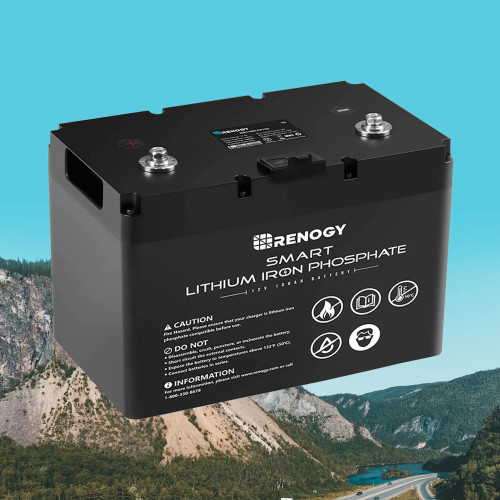 Open Box 12V 100Ah Smart Lithium Iron Phosphate Battery