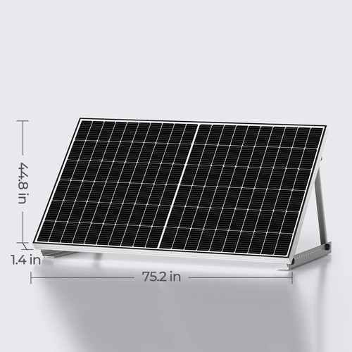 2PCS Bifacial 450 Watt  Monocrystalline Solar Panel