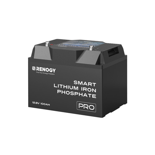 12V  100Ah Pro Smart Lithium Iron Phosphate Battery w/Bluetooth & Self-heating Function