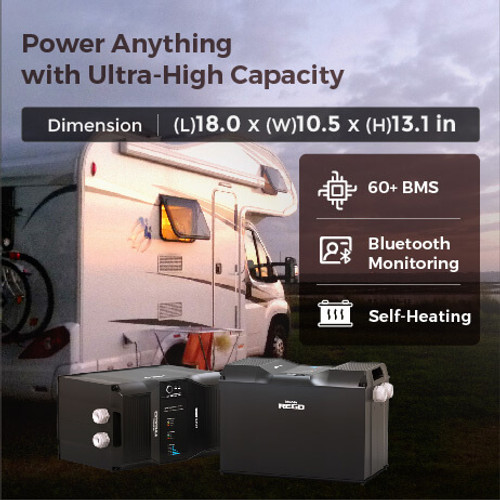 REGO 12V 400Ah LiFePO4 Battery