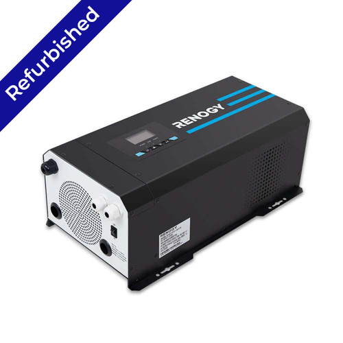 3000W 12V Pure Sine Wave Inverter Charger w/ LCD Display