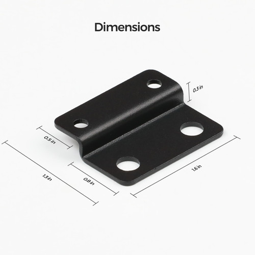 Renogy Mounting Brackets for 12V 100Ah Pro LiFePO4 Batteries (Set of 4)