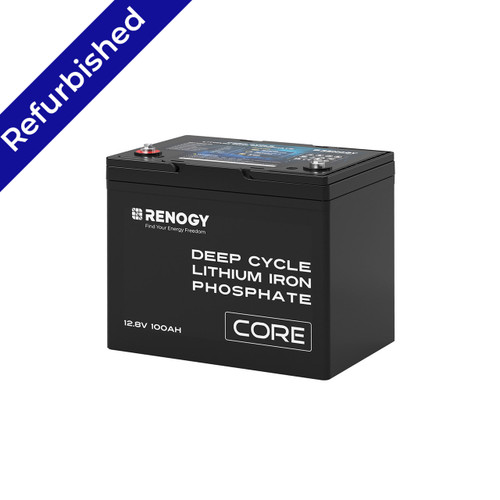 Refurbished 12V  100Ah Core Series Deep Cycle Lithium Iron Phosphate Battery