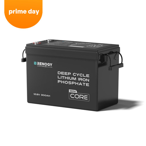 Core Mini - Renogy 12.8V 300Ah Lithium Iron Phosphate Battery w/ Low-Temperature Protection