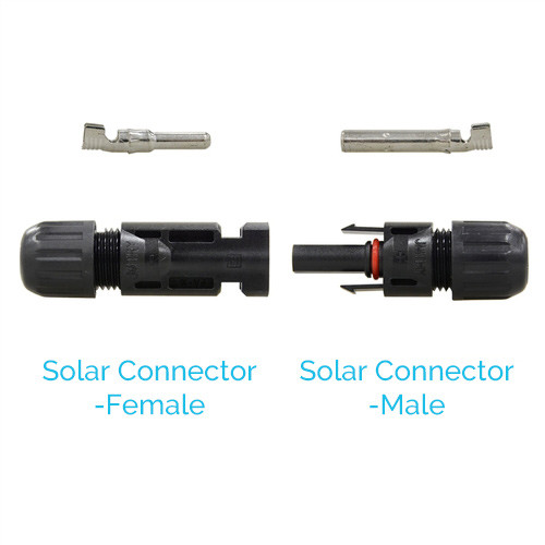 Solar Connectors for Solar Panels 5 Pairs Male & Female