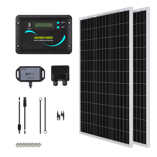 Renogy Kit Solar 200w 12V, Kit Solar Autoconsumo, Kit Panel Solar