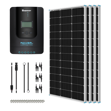 Kit Solar Off Grid UPS 12/220V 1,6Kwh x Día 800VA MPPT 30A