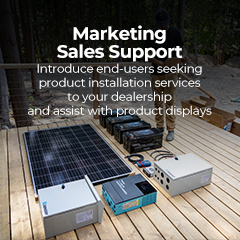 Marketing sales support