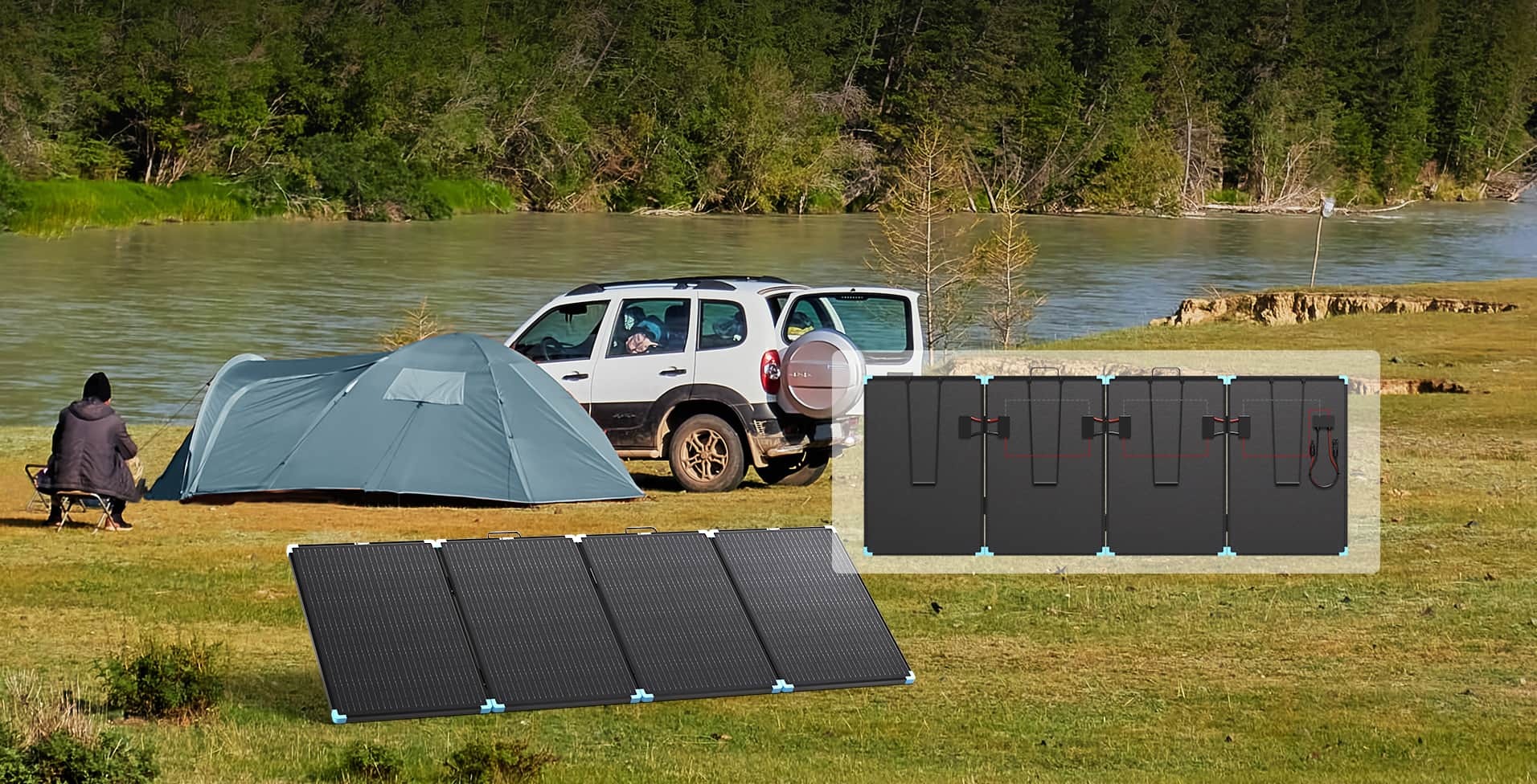Renogy 220W Lightweight Portable Solar Suitcase