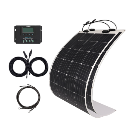 100W panneau solaire 12V batterie chargeur Kit 50A – Grandado