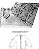 Pineapple Jacket Pattern Stitch Illustrtion