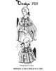 Mother Daughter Crochet Capes Pattern with Medallion Yoke