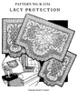 Filet Floral Bouquet Chair Doily Pattern Set, Peggy Roberts No R2154