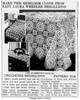 Mail Order Design 1018 Crochet Medallions Pattern Newspaper Advertisement