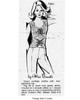 Mail Order Design 7061, Crocheted Top Newspaper Advertisement, Vintage 1974