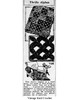 Mail Order Design 728, Crochet Afghan & Pillow newspaper advertisement