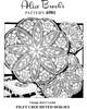Filet Crochet Rose Doilies in Small Medium Large Sizes, Mail Order Design 6981