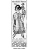 Mail Order Design 7296, Knitted Dress Pattern Newspaper Advertisement