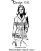 Knitted Jacket pattern with shawl collar Design 7322