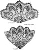 Illustration of Daisy Wheel Crocheted Doilies