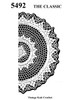 The Classic Crochet Centerpiece Doily Pattern No 5492
