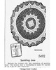 Mail Order Pattern No 5492 Crocheted Classic Doily Newspaper Advertisement