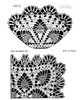 Illustration of round and square pineapple doilies