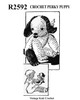 Crocheted Puppy Dog Pattern, a stuffed toy, Mail Order No R-2592