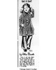 Mail Order Design 7511, Girls Knitted Coat Newspaper Advertisement