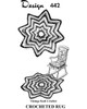 Crochet Star Shaped Rug Pattern, Mail Order Design 442